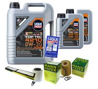 UOMO Controllo Set 7 L Liqui Moly Top Tec 4210 0W-30 Per BMW 1 Serie 116I 118I