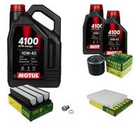 UOMO Controllo Set 7 L MOTUL 4100 SYN-ERGY SPEC 10W40 Per Hyundai Santa Fé I