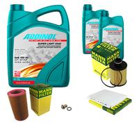 UOMO Controllo Set 7L ADDINOL 0540 SUPER LIGHT 5W-40 Per Lancia Delta III