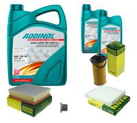 UOMO Controllo Set 7L ADDINOL GIGA LIGHT MV 0530 LL 5W-30 Per Toyota Verso