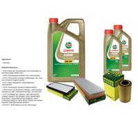 UOMO Controllo Set 7L CASTROL EDGE 5W-30 C3 Per BMW 5 Serie 525tds 525td