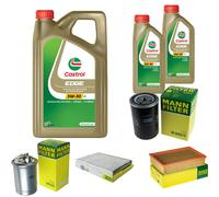 UOMO Controllo Set 7L CASTROL EDGE 5W-30 C3 Per Seat Cordoba Vario 1.9 TDi