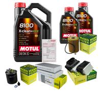 UOMO Controllo Set 7L MOTUL 8100 X-CLEAN + EFE 0W-30 Per Mercedes-Benz