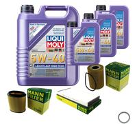 UOMO Controllo Set 8 L LIQUI MOLY Leichtlauf High Tech 5W-40 Per Porsche 911
