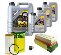 UOMO Controllo Set 8 L LIQUI MOLY TOP TEC 4100 5W-40 Per Audi VW Q3 8UB 8UG
