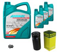 UOMO Controllo Set 8L ADDINOL 0540 SUPER LIGHT 5W-40 Per Porsche 911 Targa