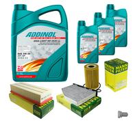 UOMO Controllo Set 8L ADDINOL GIGA LIGHT MV 0530 LL 5W-30 Per Seat Altea 5P1