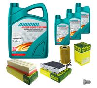 UOMO Controllo Set 8L ADDINOL GIGA LIGHT MV 0530 LL 5W-30 Per Seat Altea 5P1