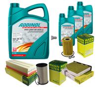 UOMO Controllo Set 8L ADDINOL GIGA LIGHT MV 0530 LL 5W-30 Per Seat Altea 5P1