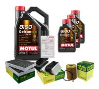 UOMO Controllo Set 8L MOTUL 8100 X-CLEAN EFE 5W-30 Per Mercedes S-Klasse