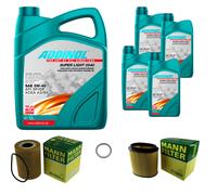 UOMO Controllo Set 9L ADDINOL 0540 SUPER LIGHT 5W-40 Per Porsche 911