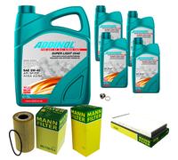 UOMO Controllo Set 9L ADDINOL 0540 SUPER LIGHT 5W-40 Per Porsche Boxster