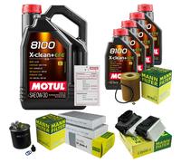 UOMO Controllo Set 9L MOTUL 8100 X-CLEAN + EFE 0W-30 Per Mercedes-Benz