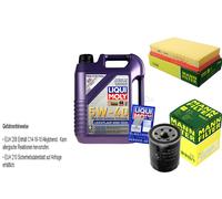 UOMO Controllo Set LIQUI MOLY 5L 5W-40 Per Suzuki Swift III 1.3 1.5