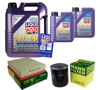 UOMO Controllo Set LIQUI MOLY 7L 5W-40 Per Opel Frontera A 2.3 TD Omega