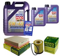 UOMO Controllo Set LIQUI MOLY 7L 5W-40 Per Opel Omega B 2.5 V6 3.0