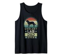 Uomo Coolest Lab Dad Ever, Father's Day, Labrador Retriever Dad Canotta