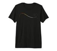 Uomo Cuore Elegante Bear Pride comunità Gay Minimalista Maglietta Premium