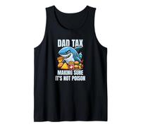 Uomo Dad Tax Making Sure It's Not Poison Men Shark Father's Day Canotta