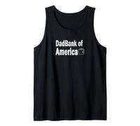 Uomo DadBank of America Dad ATM Funny Fathers Day Design Canotta