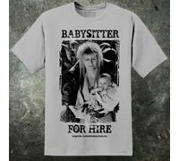 Uomo David Bowie Labirinto Film Jareth Babysitter T Shirt Il Goblin King Rétro