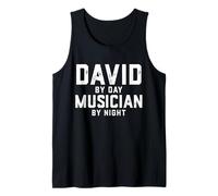 Uomo David Musicista Halloween Meme Costume Gen Z Millennial Dave Canotta