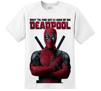 Uomo Deadpool Film T Shirt Marvel Dc Comics Batman Suicide Squad (S-2XL) Joker