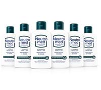 Uomo Detergente Intimo pH 5.5 - Freschezza e Igiene 12h - Con Menta, Acido Lattico e Allantoina - Igiene Intima Maschile Quotidiana - 6 Unita da 200ml