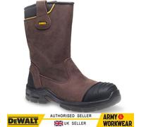 DEWALT Millington Scarponcino Rigger Non Metallico, Leggero, Impermeabile, Colore Marrone, Misura 46,5