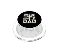 Uomo di Dio Marito Papà Cristiano Fede Croce PopSockets PopGrip per MagSafe
