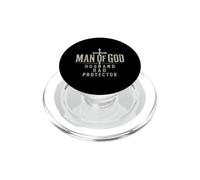Uomo Di Dio Marito Papà Protettore Padre Benedetto Cristiano PopSockets PopGrip per MagSafe