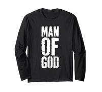 Uomo di Dio Religioso Uomo Cristiano Maglia a Manica
