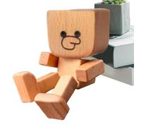 Uomo Di Legno Oscillante Statua Arredo Interno Antiscivolo Divertente