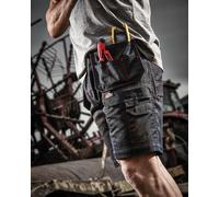 UOMO DICKIES REDHAWK PRO PANTALONCINI COMBAT VITA NERO LAVORO MISURA 30-42"