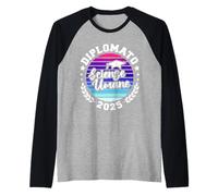 Uomo Diploma Maturità 2025 Ragazzo Diplomato Liceo Scienze Umane Maglia con Maniche Raglan
