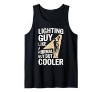Uomo Divertente Light Tech Lighting Guy come un ragazzo normale ma più freddo Canotta