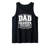Uomo Divertente Nuovo Grande Nonno I Just Keep Getting Better Padre Canotta