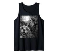 Uomo Divertente Selfie da Uomo con Grafica Horror Vintage con papà in Stile Cocker Spaniel Canotta