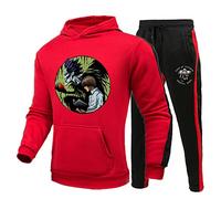 Uomo Donna Anime Death Note Tuta Set 2 Pezzi Completo Moda Felpa Set Harajuku Ryuk Yagami Light Stampa Felpa con Cappuccio E Pantaloni Jogger Completi