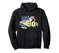 Uomo Donna Bambini Vintage Retro Back To 80's Outfit Graphic Felpa con Cappuccio