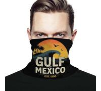 Uomo Donna Bandana Messico EST 1550 Tramonto sulla Spiaggia Headwrap Antivento Ghetta da Collo Multifunzione Passamontagna per Escursionismo Arrampicata Ciclismo