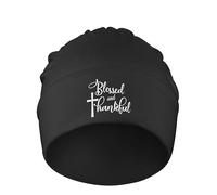 Uomo Donna Berretti Invernale Benedetto E Grato, Cristianesimo, Fede, Gesù Caldo Berretto Comodo Invernale Cappelli Antivento Cappello in Maglia per Bici Sci Inverno