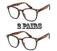 Uomo Donna Bifocali Vision Molla Tempio Occhiali da Lettura - RE229 1.00 to +