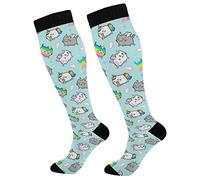 Uomo Donna Calzini Sportive Cute Pixel Cat Unicorn Calzini Divertenti Premium Calze Traspiranti Eleganti Calzini Running Per Walking Ciclismo Outdoors Sports