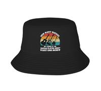 Uomo Donna Cappelli A Secchiello How Many Guitars Does A Guitar Player Need Just One More Cappello da Pescatore Leggero Bucket Hat Pieghevole Cappelli Estivo per Campeggio All'Aperto Trekking