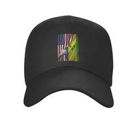 Uomo Donna Cappello Trucker, Uas American Flag And Saint Vincent And The Grenadines Flag Cappellino con Visiera Casual Cappellino da Baseball Traspirante Snapback cap per Ciclismo Sport