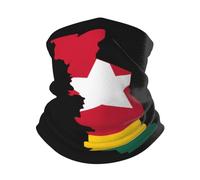 Uomo Donna Decorazione Facciale Mappa della Bandiera del Togo Sciarpa A Tubo Multiuso Fascia per Capelli Elastico Sciarpa al Collo per Yoga Pesca Arrampicata