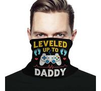 Uomo Donna Decorazione Facciale Passato di Livello al Controller per Videogiochi Daddy New papà Bandana Multifunzione Sciarpa A Tubo Durevole Fascia per Capelli per Yoga Motocicletta Escursionismo