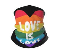Uomo Donna Fascia per Capelli L'Amore per L'Orgoglio LGBT È Amore Decorazione Facciale Durevole Passamontagna Multiuso Scaldacollo per Campeggio Arrampicata Motocicletta