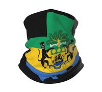 Uomo Donna Fascia per Capelli Mappa della Bandiera del Gabon Headwrap Multifunzione Scaldacollo Elastico Ghetta da Collo per Arrampicata Sports Ciclismo